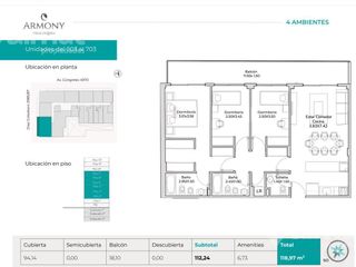 Foto 20 de EXCELENTE 4 AMBIENTES - 118M2 - FULL AMENITIES
