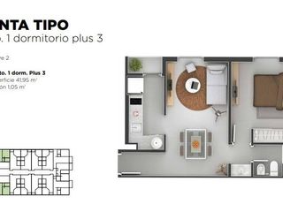 Foto 16 de Departamento a estrenar en venta en Nueva Cordoba - POCITO