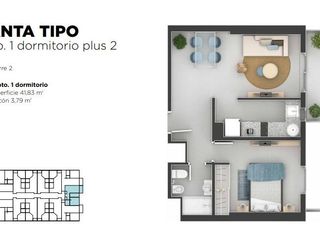 Foto 9 de Departamento a estrenar en venta en Nueva Cordoba - POCITO