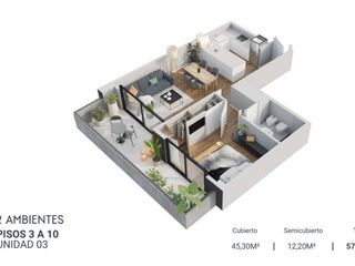 Foto 11 de VENTA DEPARTAMENTO 2 AMBIENTES  CON AMENITIES EN BELGRANO