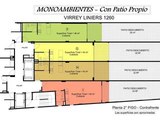 Foto 28 de Venta 1 ambiente a estrenar en Boedo balcón al frente