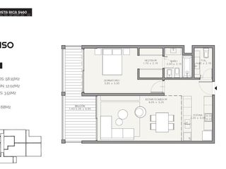 Foto 8 de Venta departamento de 2 ambientes - Palermo Hollywood
