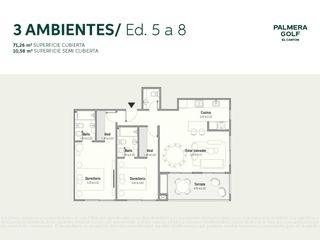 Foto 38 de Departamento Venta Palmera Golf, el Cantón.