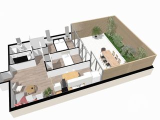 Foto 6 de Venta Depto 3 Ambientes con Patio en Construcción -  Nuñez