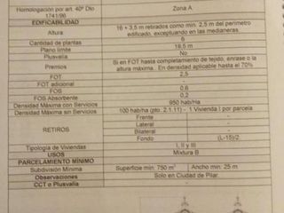 Foto 8 de Venta Lote para emprendimiento / Pilar Centro