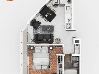 Foto 73 de Departamento venta 1 dormitorio (SIN GASTOS ADICIONALES) -Pozo-Emprendimiento.