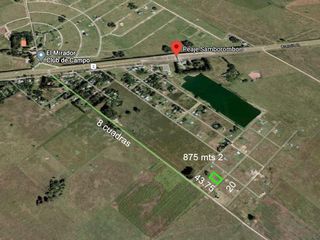 Foto 1 de Terreno en venta - 875mts2 - Coronel Brandsen