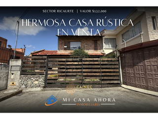 Foto 1 de HERMOSA CASA RÚSTICA EN VENTA EN RICAURTE