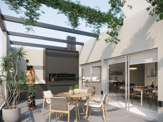 Foto 11 de 2 Amb piso alto / Piscina Deck solarium SUM Terrazas con parrillas y duchas Bike Parking Cocheras
