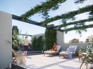 Foto 6 de 2 Amb piso alto / Piscina Deck solarium SUM Terrazas con parrillas y duchas Bike Parking Cocheras
