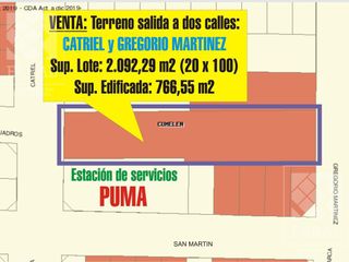 Foto 29 de Terreno venta Cumelén, 2000 m2 (20 x 100) con 766 m2 edificados y salida a 2 calles