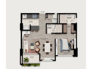 Foto 2 de Apartamento para Estrenar en el Retiro Urbano excelente Ubicación