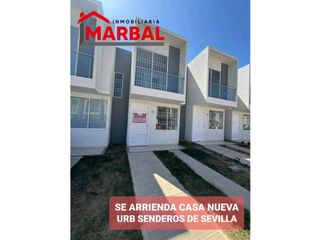 Foto 1 de SE ARRIENDA CASA NUEVA URB SENDEROS DE SEVILLA