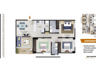 Foto 11 de Oportunidad de negocio - Apartamento en Toscana para estrenar