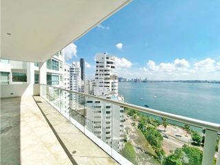 Foto 1 de SE ARRIENDA APARTAMENTO EN CASTILLOGRANDE VISTA A LA BAHA CARTAGENA!