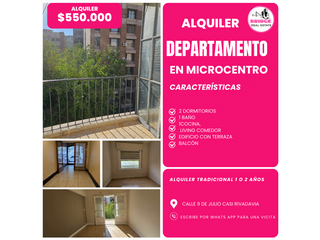 Foto 1 de ALQUILER · DEPARTAMENTO FRONTAL · 2 DORM · MICROCENTRO ·  MENDOZA ·