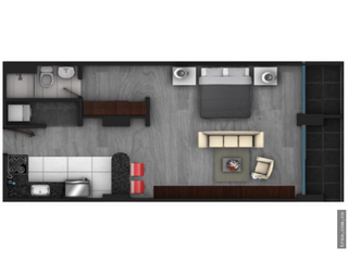 Foto 9 de Hermoso apartaestudio en venta con balcon en Nicolas de federman