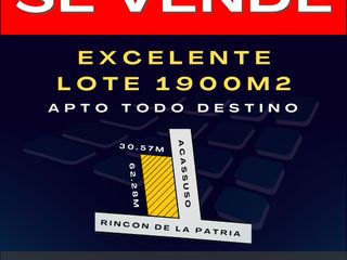 Foto 1 de Venta de terreno Rincon de la patria y Acassuso. Manzanares