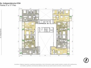 Foto 55 de Apto Crédito, a Estrenar en Boedo. Venta Departamento de 2 Ambientes con Balcón Terraza