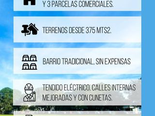 Foto 3 de VENTA -LOTES 381 M2 EN BARRIO ABIERTO -CAMINO A ESTANCIAS FINANCIADOS