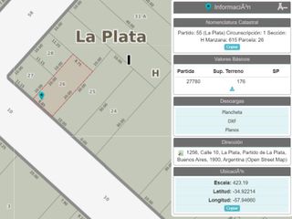 Foto 3 de Terreno - Lote - 8.85 x 20 -  Ideal Constructora - Superficie: 176 M2 - La Plata