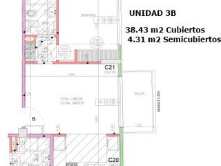 Foto 2 de DOS AMBIENTES en San Telmo - venta USD 83.000