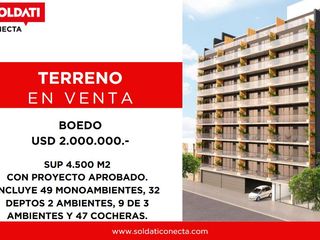 Foto 1 de Terreno en Venta con Proyecto Aprobado y Vencido – 4500 m² - Boedo