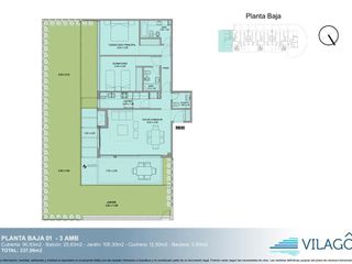 Foto 2 de Depto Venta VILAGO 3 AMB en PB C/JARDIN/COCHERA/BAULERA- PUERTO ESCONDIDO - NORDELTA
