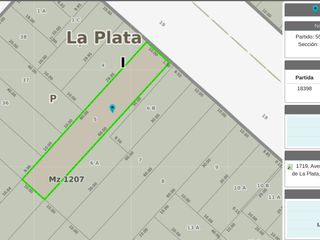 Foto 2 de Lote Terreno  Venta La Plata para desarrollo  en 19 entre 67 y 68 APTA BANCO