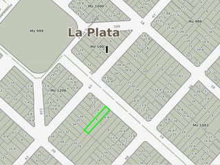 Foto 1 de Lote Terreno  Venta La Plata para desarrollo  en 19 entre 67 y 68 APTA BANCO