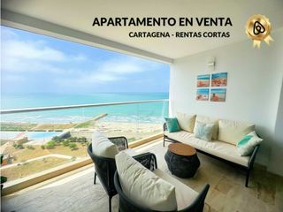 Foto 1 de APARTAMENTO EN VENTA EN CARTAGENA PARA RENTAS CORTAS CON VISTA AL MAR
