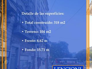 Foto 5 de Edificio 318 m2 - Local en PB  dos pisos para destinos múltiples Hotel Boutique, Oficinas, Vivienda