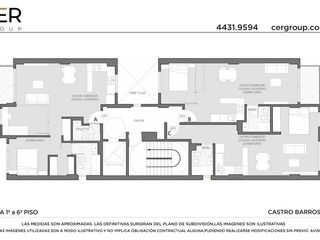 Foto 3 de 5° B - 45.35 m2 totales - monoambiente divisible a estrenar-