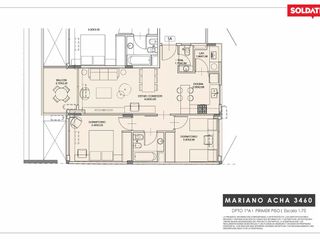 Foto 39 de Departamento 3 ambientes al frente en venta - URBAN ACHA - Urquiza R