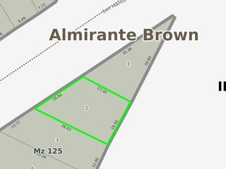 Foto 3 de Terreno en venta - 363mts2 - Almirante Brown