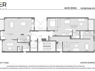Foto 25 de 4° C - 45m2 totales - monoambiente divisible a estrenar -