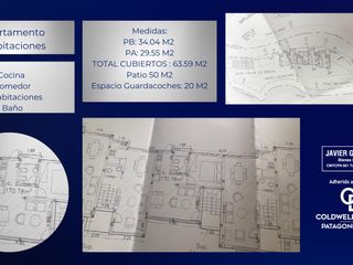 Foto 18 de VENTA Departamento 2 habitaciones Pozo 65m2 Patio Guardacoche Villa La Angostura