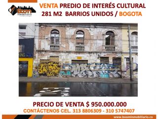 Foto 1 de *VENTA CASA DE INTERES CULTURAL 281 M2 EN BARRIOS UNIDOS