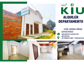 Foto 1 de i2024-064 ALQUILER DEPARTAMENTO – YARINACOCHA
