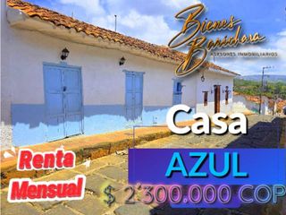 Foto 2 de Vendo - Arriendo Casita Azul Frente al Taller de Oficios Barichara