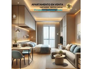 Foto 2 de APARTAMENTO EN VENTA EN CARTAGENA PARA RENTA CORTA  CON  VISTA  AL MAR