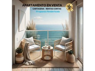Foto 1 de APARTAMENTO EN VENTA EN CARTAGENA PARA RENTA CORTA  CON  VISTA  AL MAR