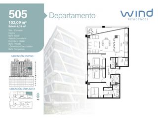 Foto 1 de Ponceano, Departamento en Venta, 108.47m2, 3 Habitaciones
