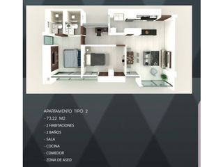 Foto 16 de Venta de Apartamentos en Popayán, en Ed. Monet, sector Campobello