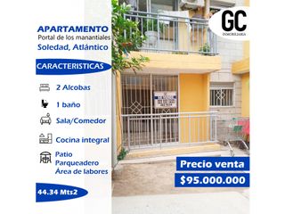 Foto 1 de Se Vende  Apartamento / Portal de los Manantiales
