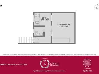 Foto 7 de Venta departamento tipo PH 3 ambientes con dependencia como dormitorio 117M² en Boedo sin expensas