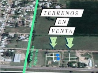 Foto 5 de LOTE EN VENTA CARCARAÑA RUTA 9 Y AV. ANTARTIDA ARG
