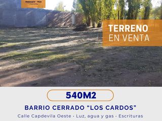 Foto 1 de Amplio terreno Barrio Cerrado Los Cardos