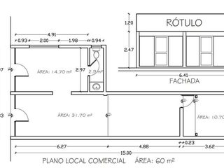 Foto 4 de RENTA LOCAL COMERCIAL 60 m² frente QUICENTRO SHOPPING