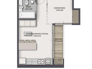 Foto 20 de DEPARTAMENTO EN VENTA A ESTRENAR DE 2 AMBIENTES EN ALMAGRO CON AMENITIES FINANCIACIÓN OPORTUNIDAD